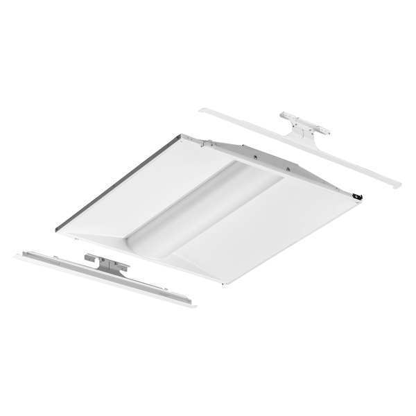 LED Recessed Troffer, 20W, 2213 lm, 80 CRI