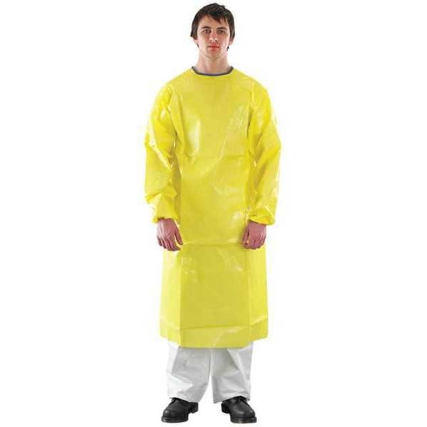 Isolation Gown, Yellow, M, PK40