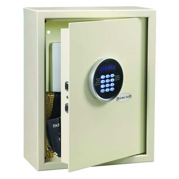 Hotel Safe, 0.66 cu ft, 35.2 lb, Not Rated Fire Rating
