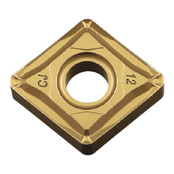 Diamond Turning Insert, Diamond, 5/8 in, CNMG, 80  Degrees, 3/64 in, Carbide