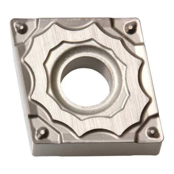 Diamond Turning Insert, Diamond, 1/2 in, CNMG, 80  Degrees, 1/64 in, Carbide
