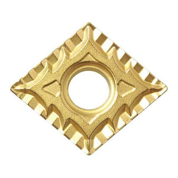 Diamond Turning Insert, Diamond, 1/2 in, CNMG, 80  Degrees, 1/32 in, Carbide