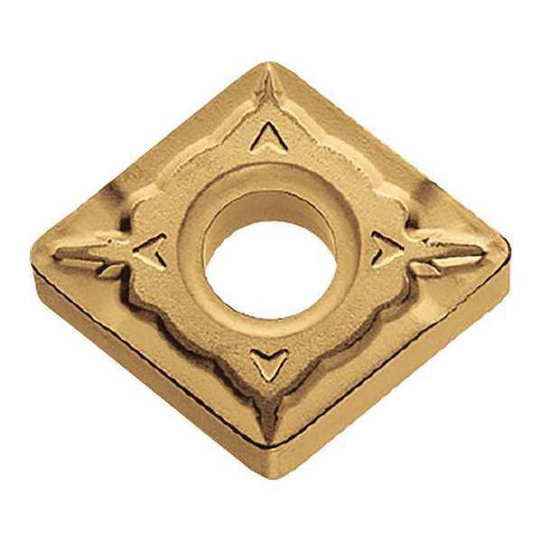 Diamond Turning Insert, Diamond, 1/2 in, CNMG, 80  Degrees, 1/32 in, Carbide