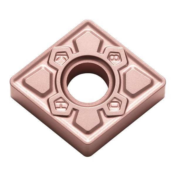 Diamond Turning Insert, Diamond, 1/2 in, CNMG, 80  Degrees, 1/32 in, Carbide