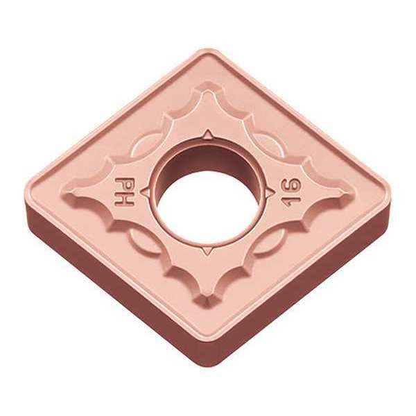 Diamond Turning Insert, Diamond, 5/8 in, CNMG, 80  Degrees, 3/64 in, Carbide