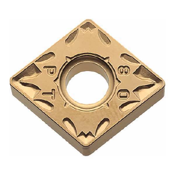 Diamond Turning Insert, Diamond, 5/8 in, CNMG, 80  Degrees, 1/32 in, Carbide