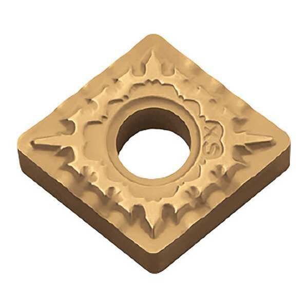Diamond Turning Insert, Diamond, 1/2 in, CNMG, 80  Degrees, 1/32 in, Carbide