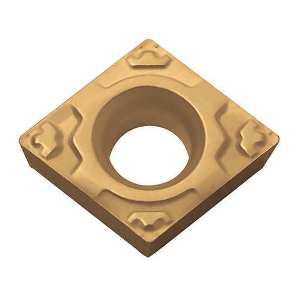 Diamond Turning Insert, Diamond, 5/16 in, CPMT, 80  Degrees, 1/64 in, Carbide
