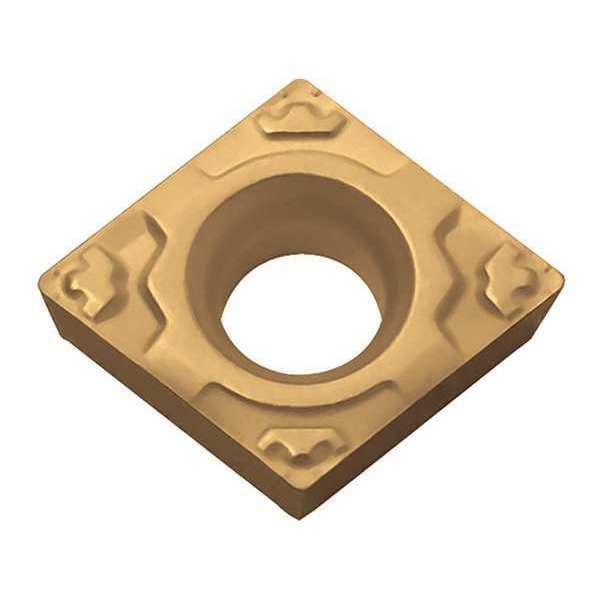 Diamond Turning Insert, Diamond, 3/8 in, CPMT, 80  Degrees, 1/32 in, Carbide