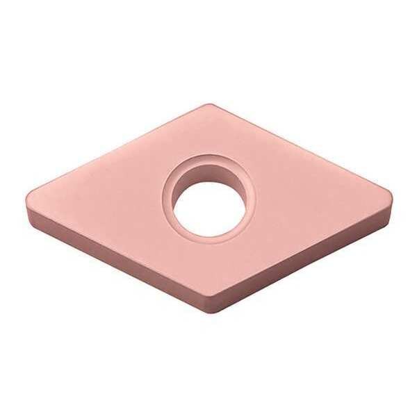 Diamond Turning Insert, Diamond, 1/2 in, DNMA, 55  Degrees, 1/32 in, Carbide
