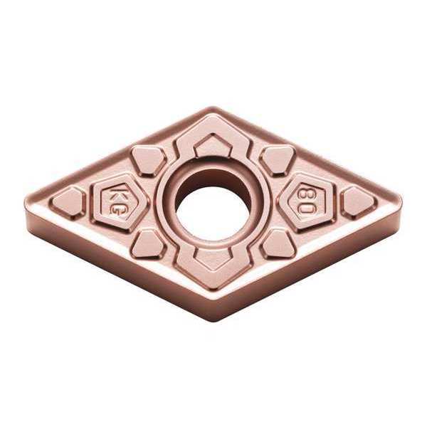 Diamond Turning Insert, Diamond, 1/2 in, DNMG, 55  Degrees, 1/32 in, Carbide