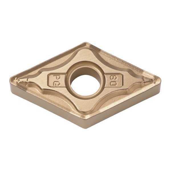 Diamond Turning Insert, Diamond, 1/2 in, DNMG, 55  Degrees, 3/64 in, Carbide