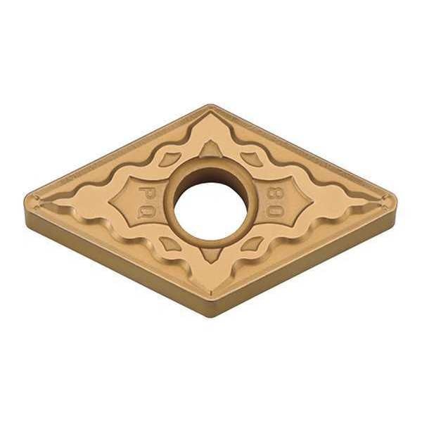 Diamond Turning Insert, Diamond, 1/2 in, DNMG, 55  Degrees, 1/32 in, Carbide