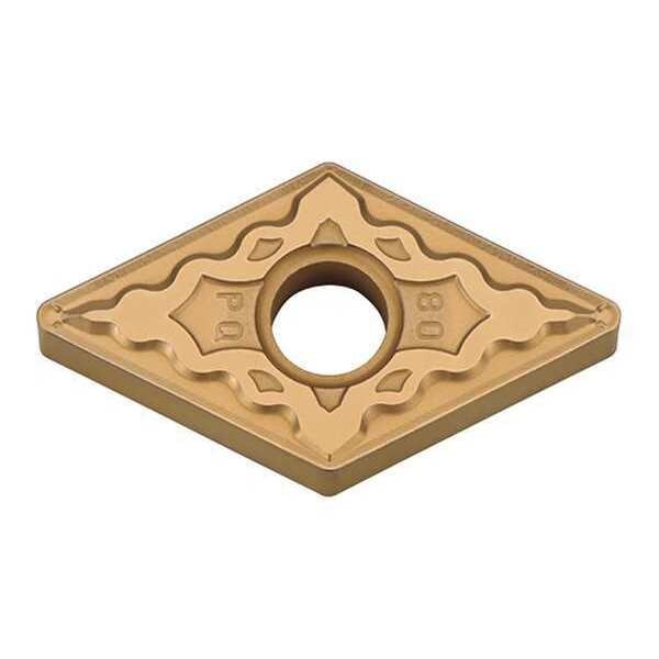 Diamond Turning Insert, Diamond, 1/2 in, DNMG, 55  Degrees, 3/64 in, Carbide