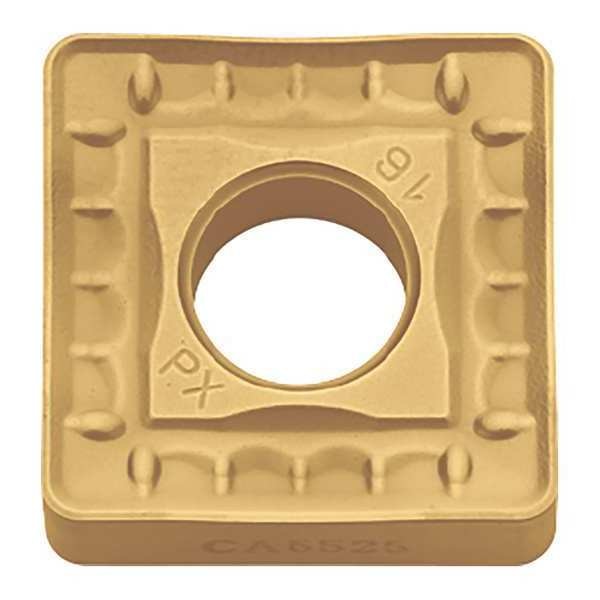 Square Turning Insert, Square, 5/8 in, SNMM, 3/64 in, Carbide
