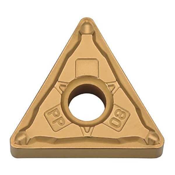 Triangle Turning Insert, Triangle, 3/8 in, TNMG, 0.0468 in, Carbide