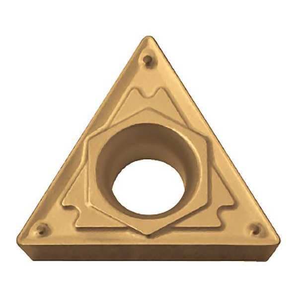 Triangle Turning Insert, Triangle, 3/8 in, TCMT, 0.0156 in, Carbide