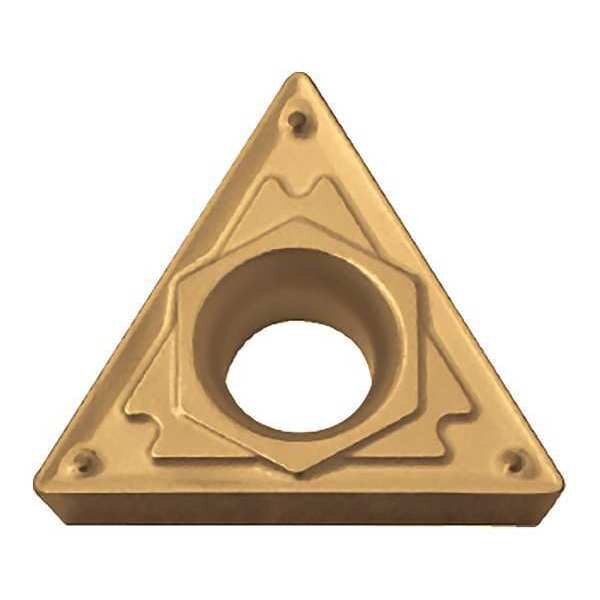 Triangle Turning Insert, Triangle, 1/4 in, TCMT, 0.0312 in, Carbide