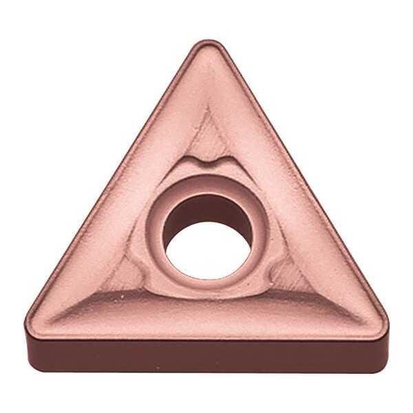 Triangle Turning Insert, Triangle, 3/8 in, TNMG, 0.0156 in, Carbide