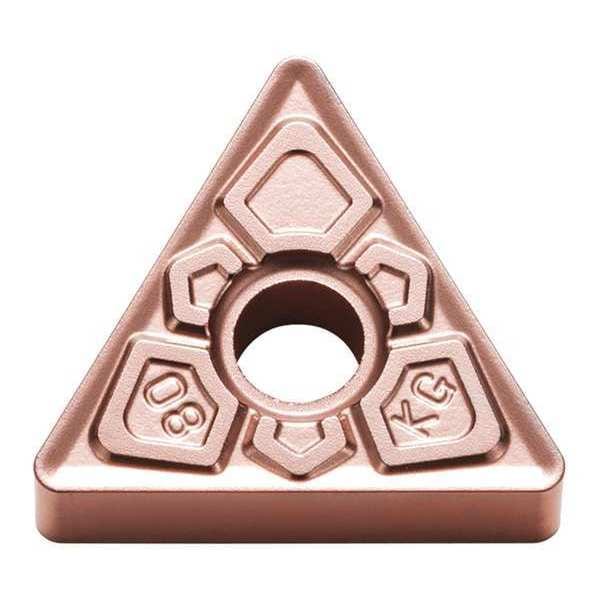 Triangle Turning Insert, Triangle, 3/8 in, TNMG, 0.0312 in, Carbide