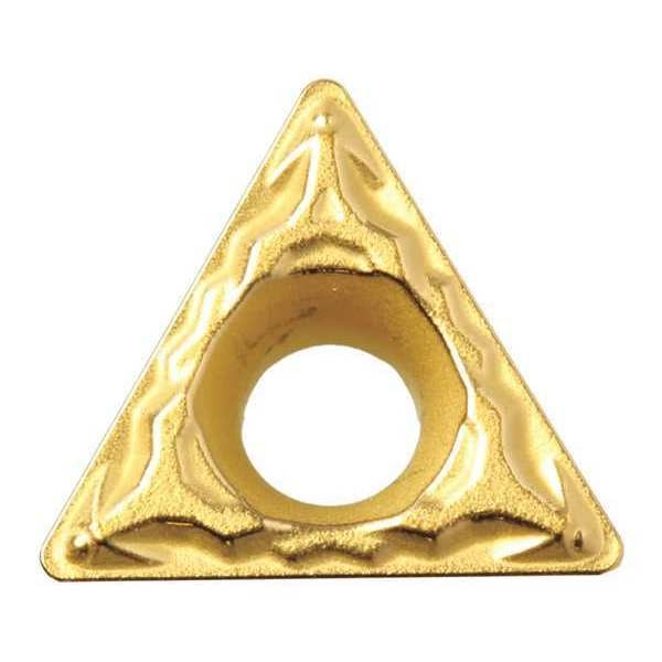 Triangle Turning Insert, Triangle, 7/32 in, TPMT, 0.0156 in, Carbide