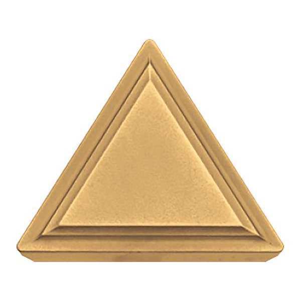 Triangle Turning Insert, Triangle, 1/4 in, TPMR, 0.0312 in, Carbide
