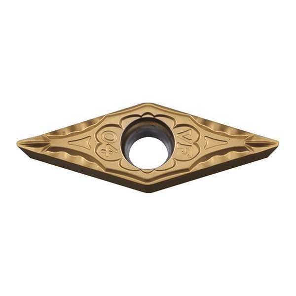 Diamond Turning Insert, Diamond, 1/4 in, VBMT, 35  Degrees, 1/32 in, Carbide