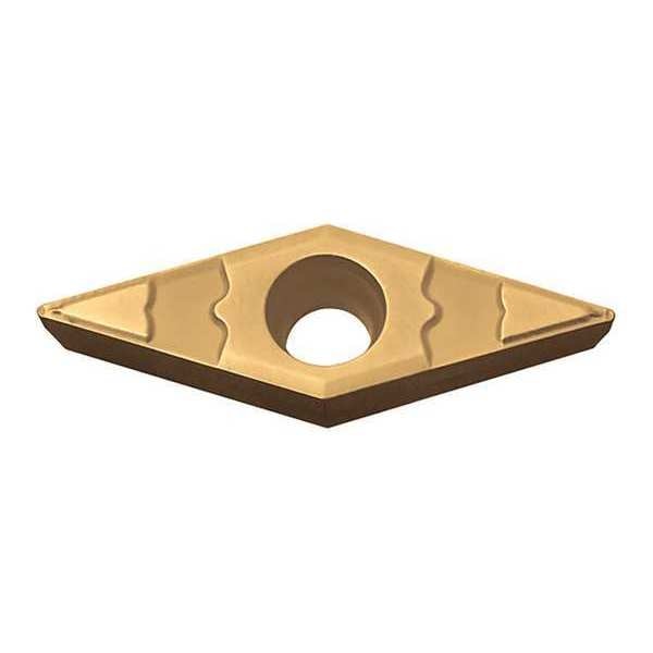 Diamond Turning Insert, Diamond, 1/4 in, VBMT, 35  Degrees, 1/64 in, Carbide
