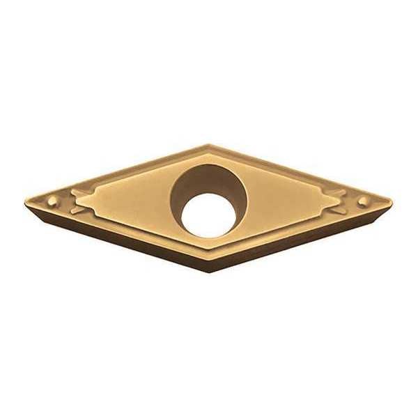 Diamond Turning Insert, Diamond, 1/4 in, VBMT, 35  Degrees, 1/64 in, Carbide