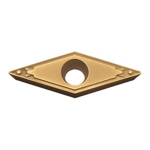 Diamond Turning Insert, Diamond, 1/4 in, VBMT, 35  Degrees, 1/32 in, Carbide