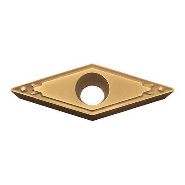 Diamond Turning Insert, Diamond, 3/8 in, VBMT, 35  Degrees, 1/32 in, Carbide