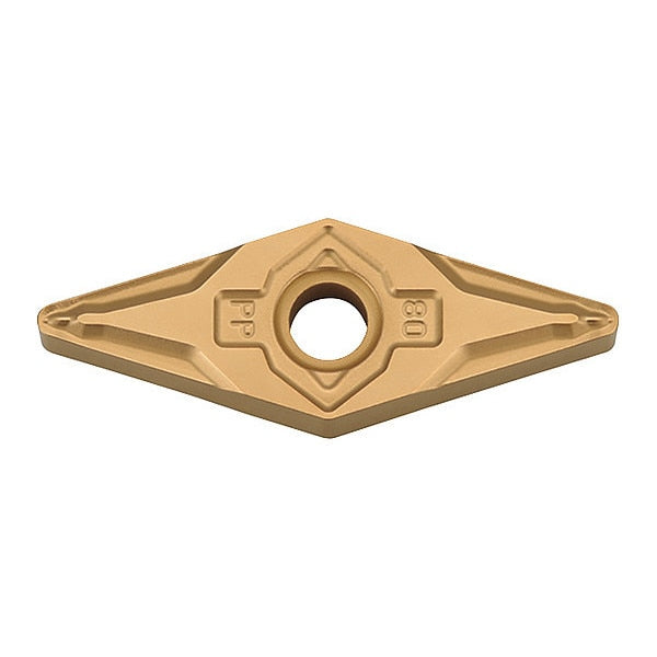 Diamond Turning Insert, Diamond, 3/8 in, VNMG, 35  Degrees, 0.0080 in, Carbide