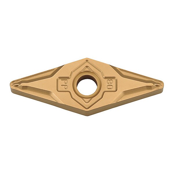 Diamond Turning Insert, Diamond, 3/8 in, VNMG, 35  Degrees, 0.0080 in, Carbide