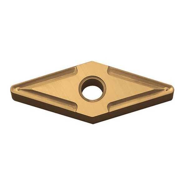Diamond Turning Insert, Diamond, 3/8 in, VNMG, 35  Degrees, 1/64 in, Carbide