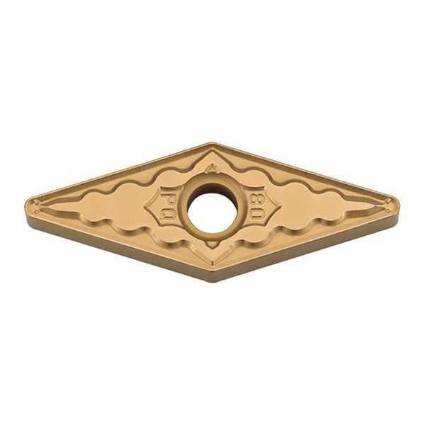 Diamond Turning Insert, Diamond, 3/8 in, VNMG, 35  Degrees, 1/32 in, Carbide
