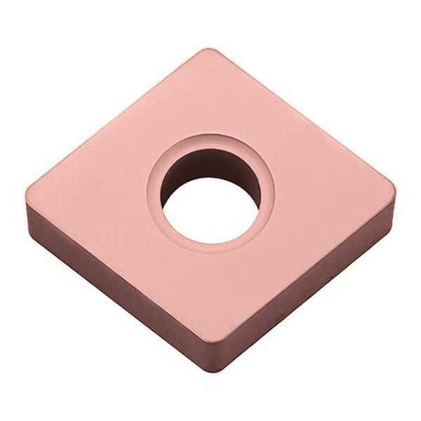 Diamond Turning Insert, Diamond, 1/2 in, CNMA, 80  Degrees, 1/32 in, Carbide