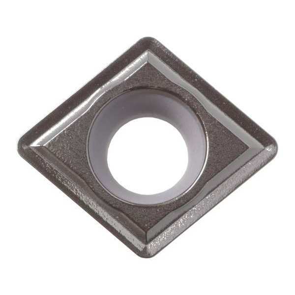 Diamond Turning Insert, Diamond, 3/8 in, CCMT, 80  Degrees, 1/32 in, Carbide