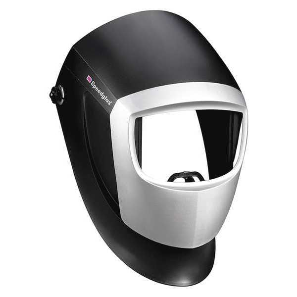 Welding Helmet, Passive Type, Black/Silver
