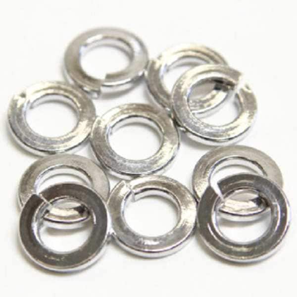 Split Lock Washer, Fits Bolt Size 1/4 in 18-8 Stainless Steel, NL-19 Finish, 100 PK