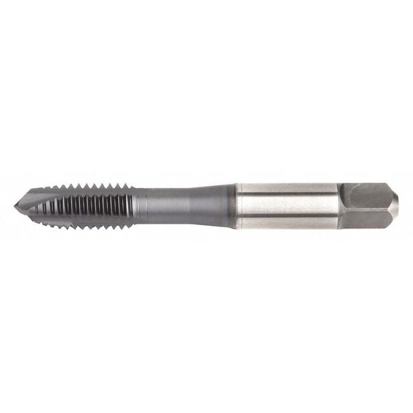 Spiral Point Tap, #6-40, Plug, UNF, 3 Flutes, Bright