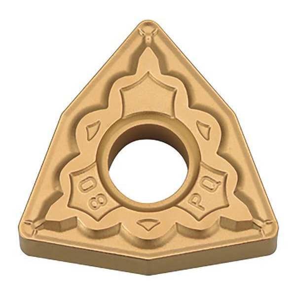 Turning Insert, Trigon, 1/2 in, WNMG, 1/64 in, Carbide