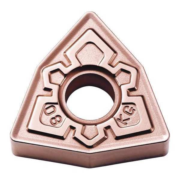 Turning Insert, Trigon, 1/2 in, WNMG, 1/32 in, Carbide