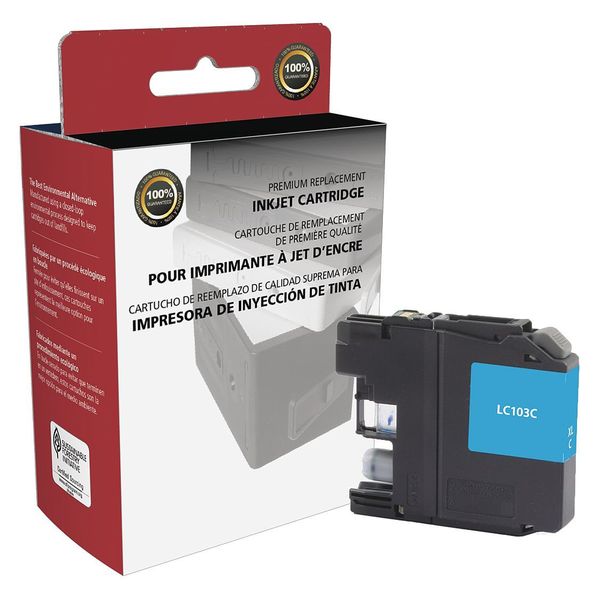 Ink Cartridge, Cyan, Remanufactured