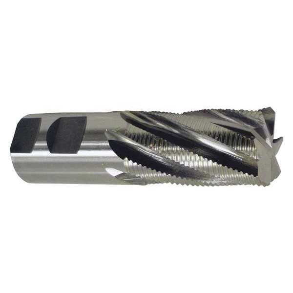 4-Flute Cobalt 8% Fine Square Single Roughing End Mill Cleveland RG6 Bright 3/4