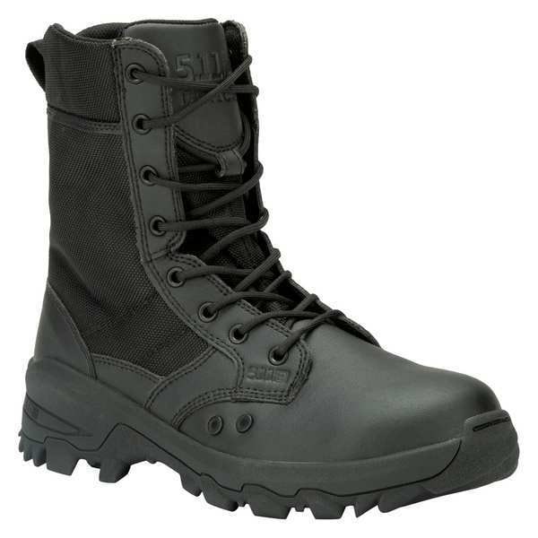 Boot, 7-1/2, R, Black, Plain, Unisex