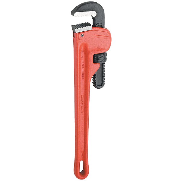 24 in L 3 in Cap. Cast Iron Straight Pipe Wrench
