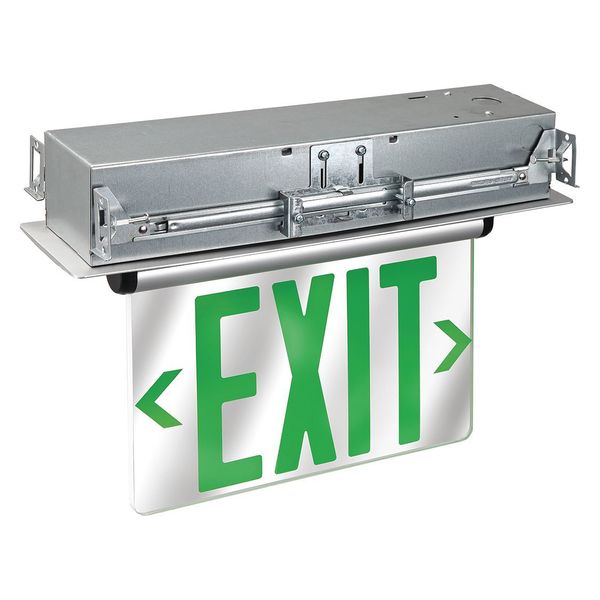 Ext Sgn, Alum, Silv, 14 9/16in, 2W