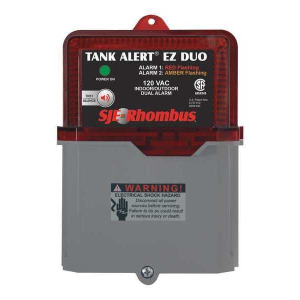 Dual Level Alarm, 120VAC, 5A, 3.8W.82dB