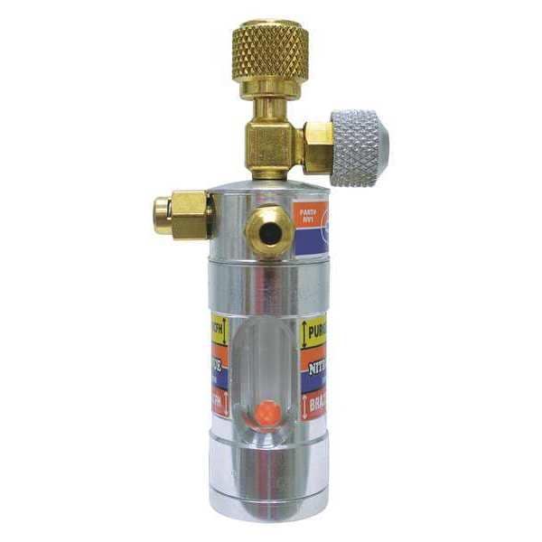 Nitrogen Flow Indicator, Gold/Silver, 5