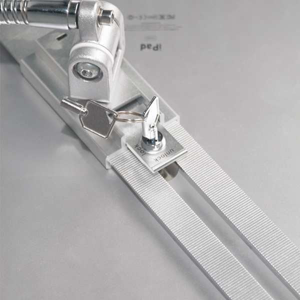 Tablet Stand, Silver, 17-1/2